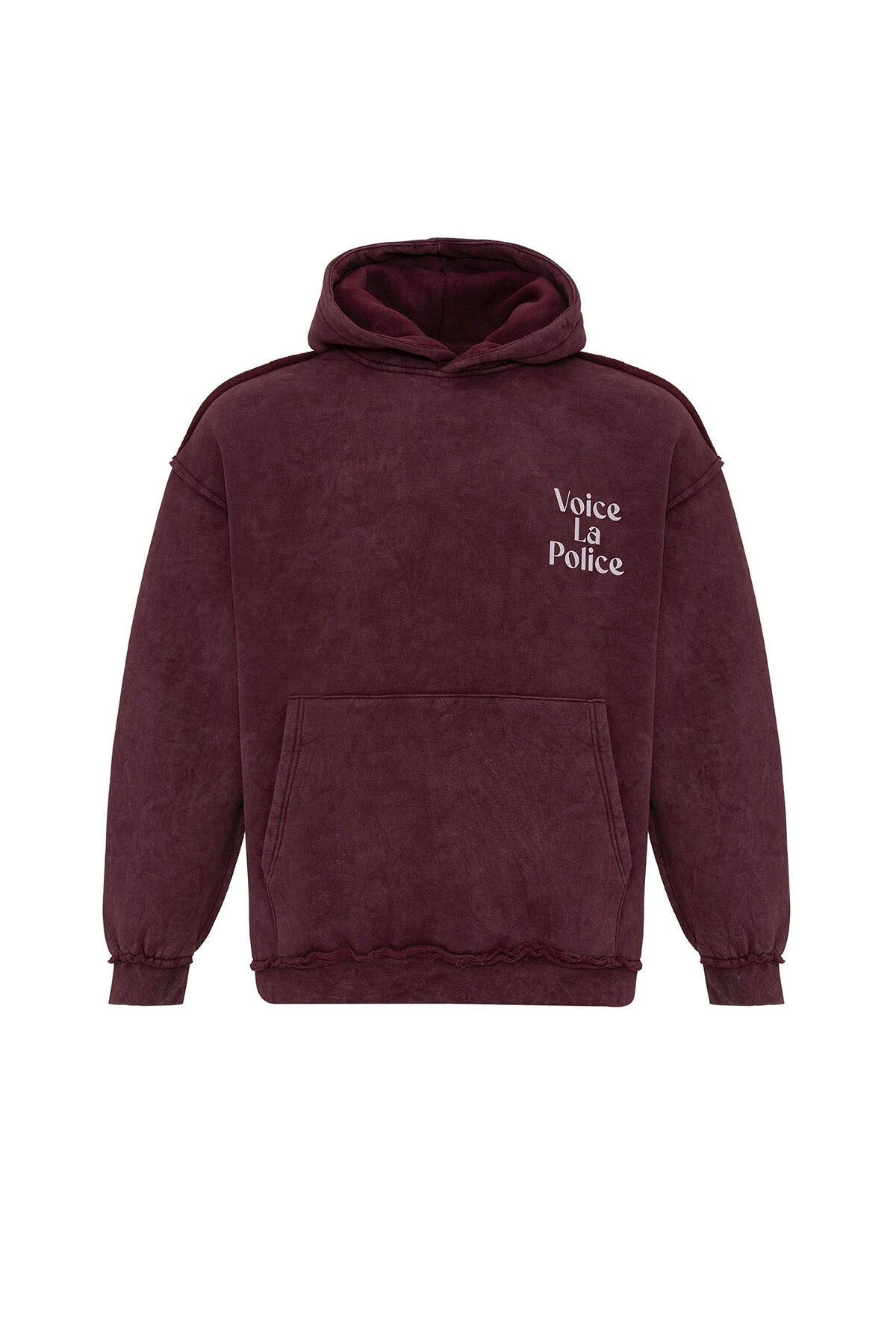 Oversized Hooded Sweatshirt with Back Print V10-06