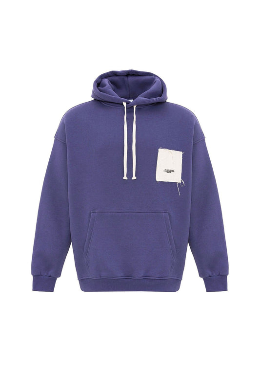 Label: Detailed Oversized Hooded Sweatshirt