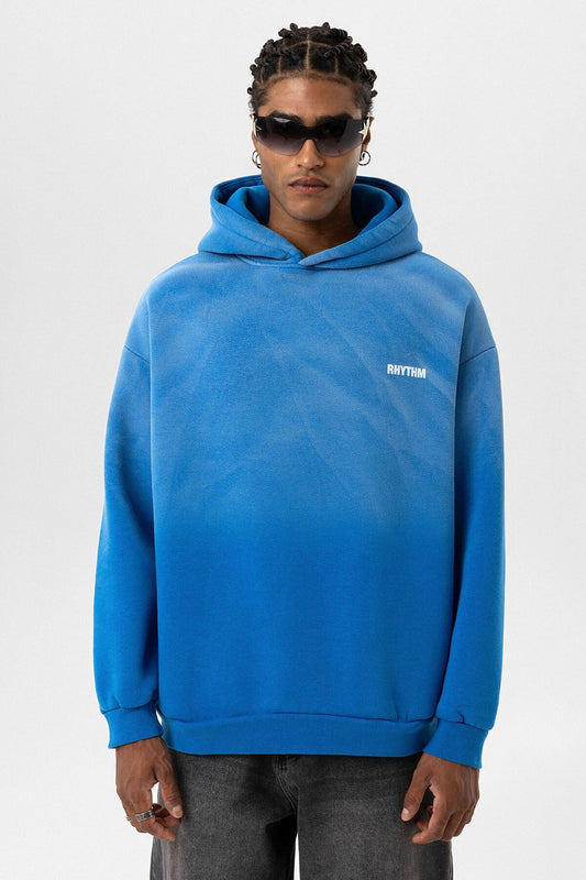 Oversized Hooded Sweatshirt with Back Print