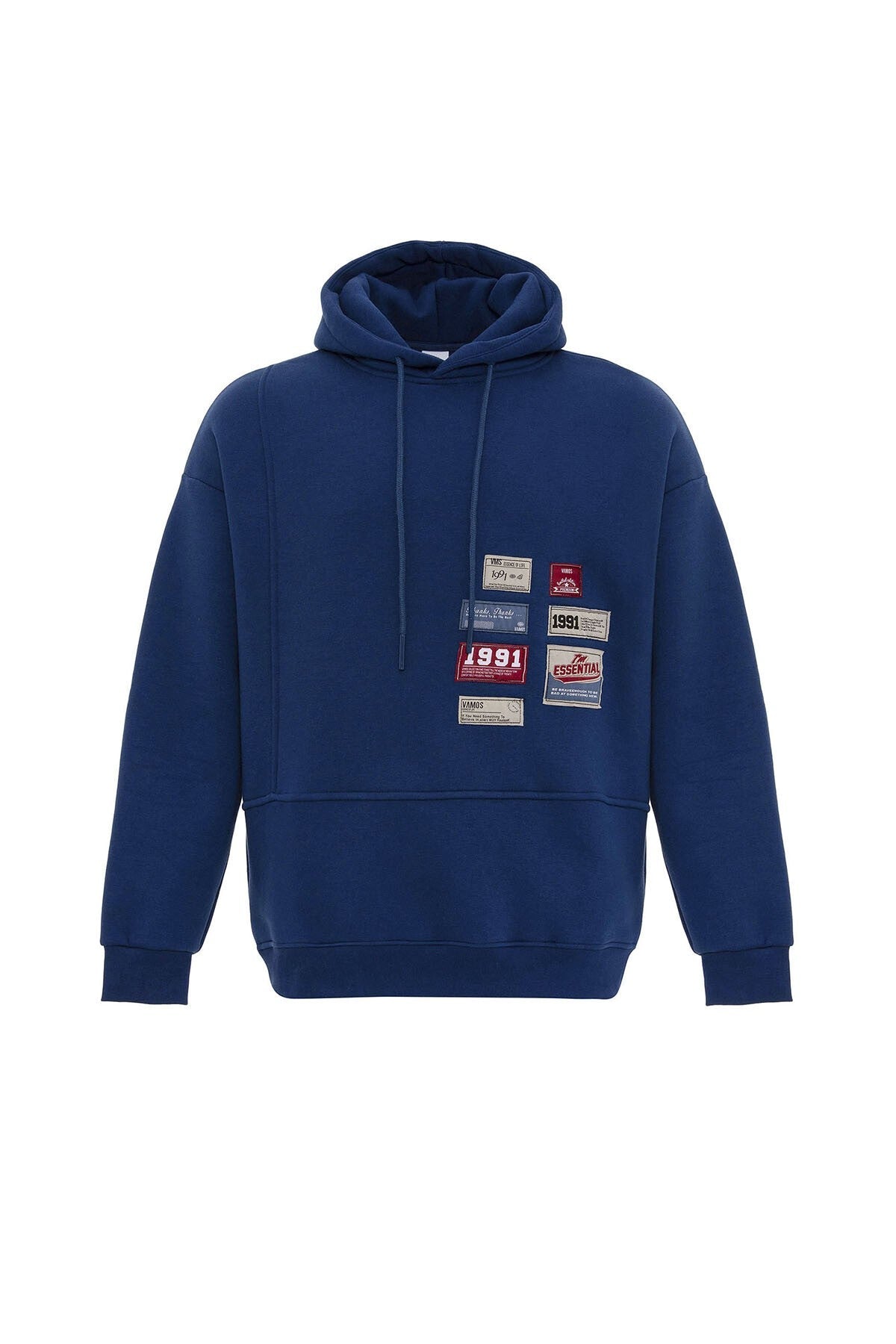 Oversized Sweatshirt with Detailed Label