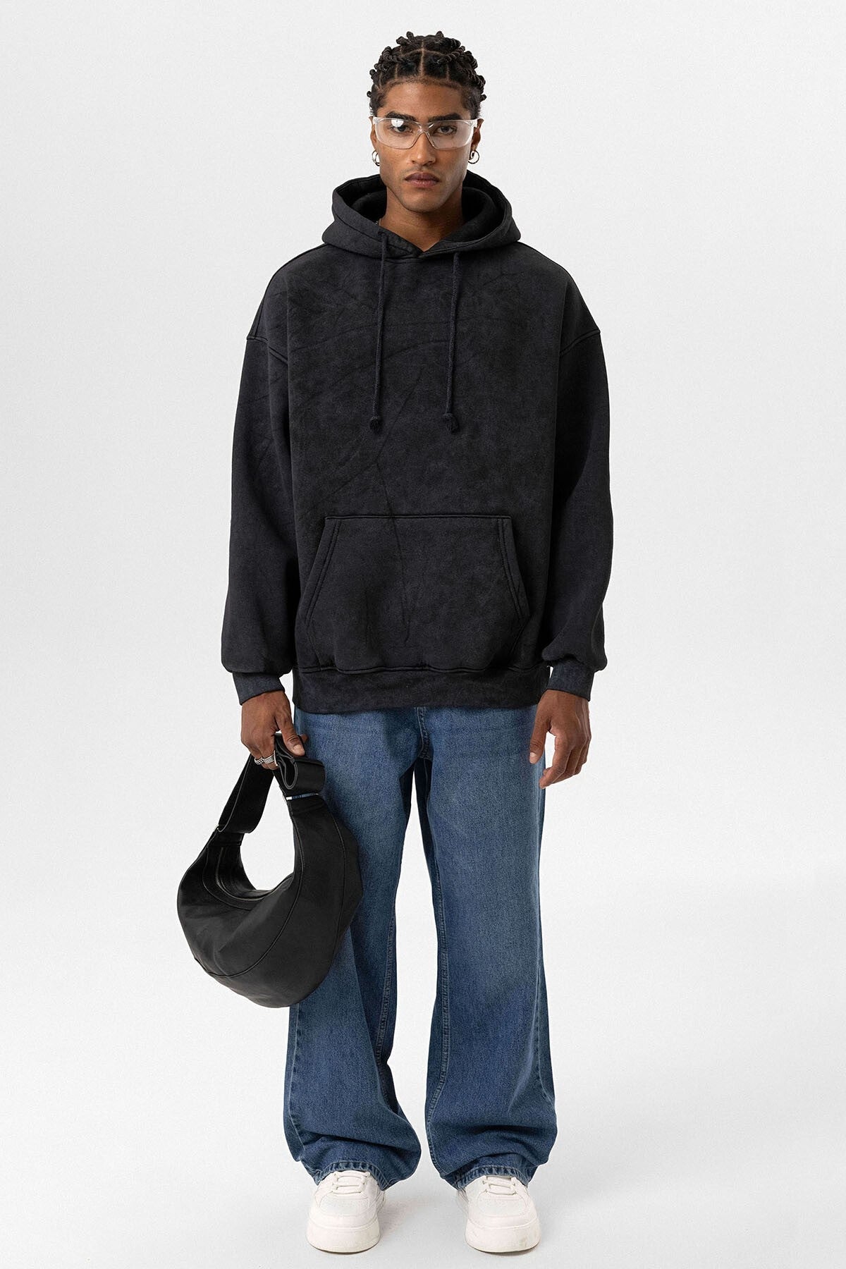 Basic Washed Oversized Sweatshirt