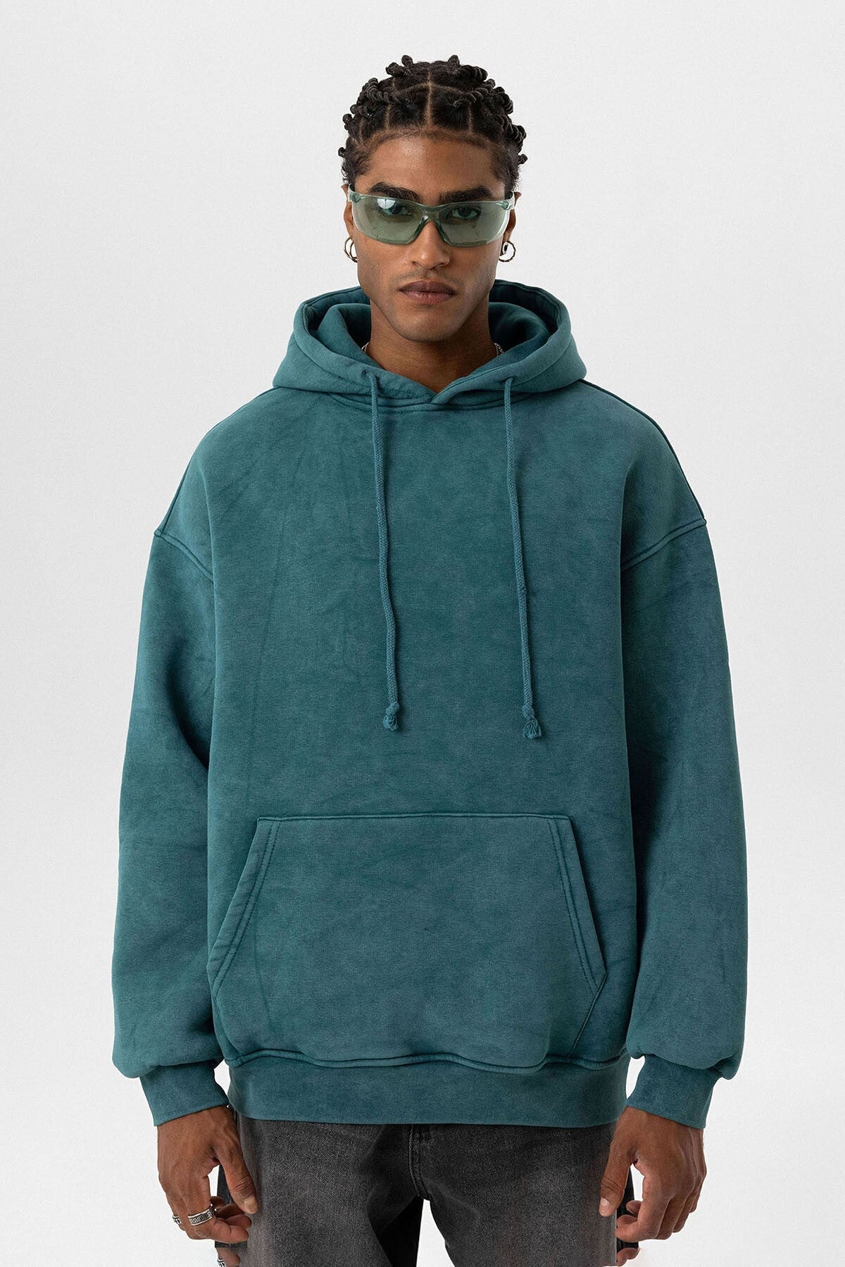 Basic Washed Oversized Sweatshirt