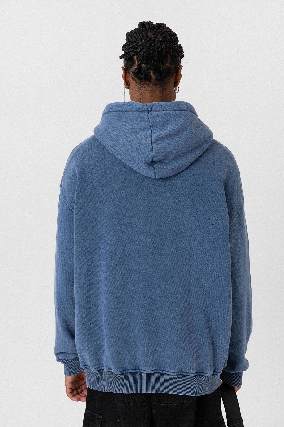 Premium Pre-Washed Oversized Sweatshirt with Zipper