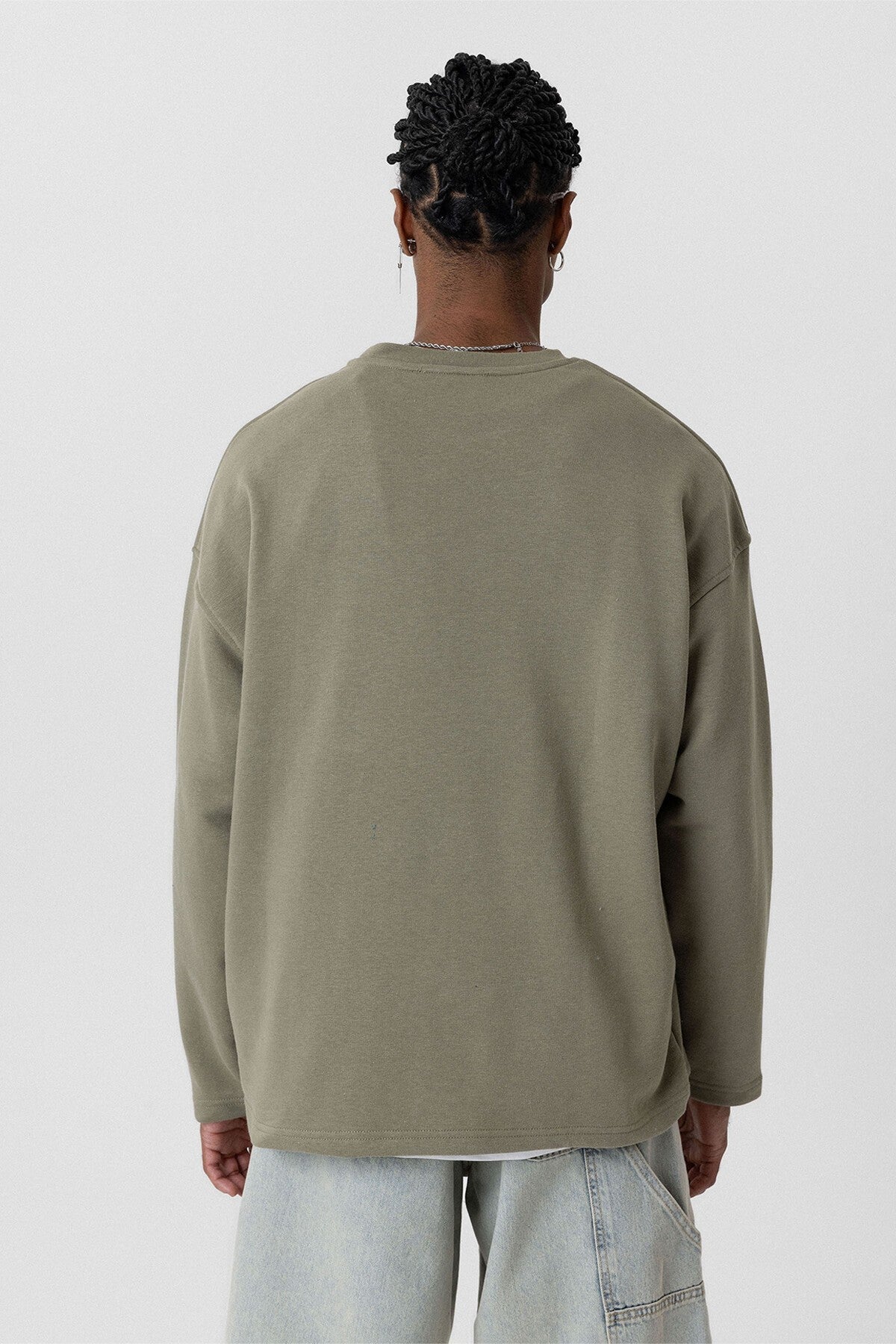 Oversized Sweatshirt with Pockets