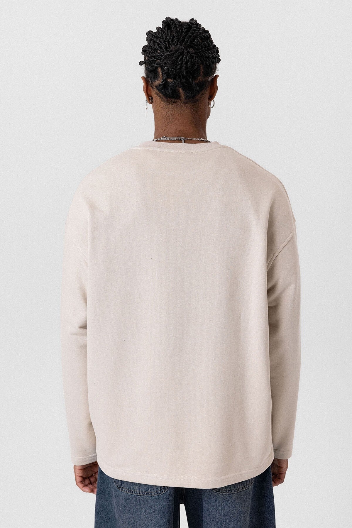 Oversized Sweatshirt with Pockets
