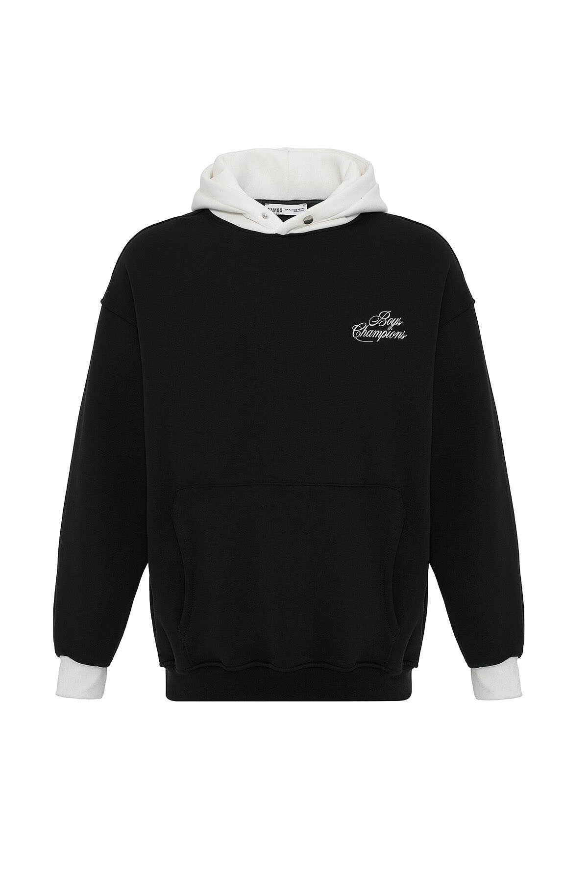 Printed Oversized Hooded Sweatshirt