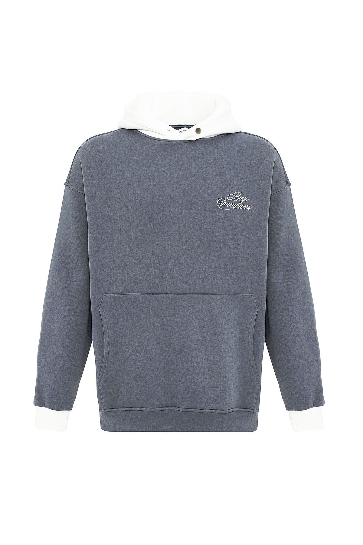 Printed Oversized Hooded Sweatshirt
