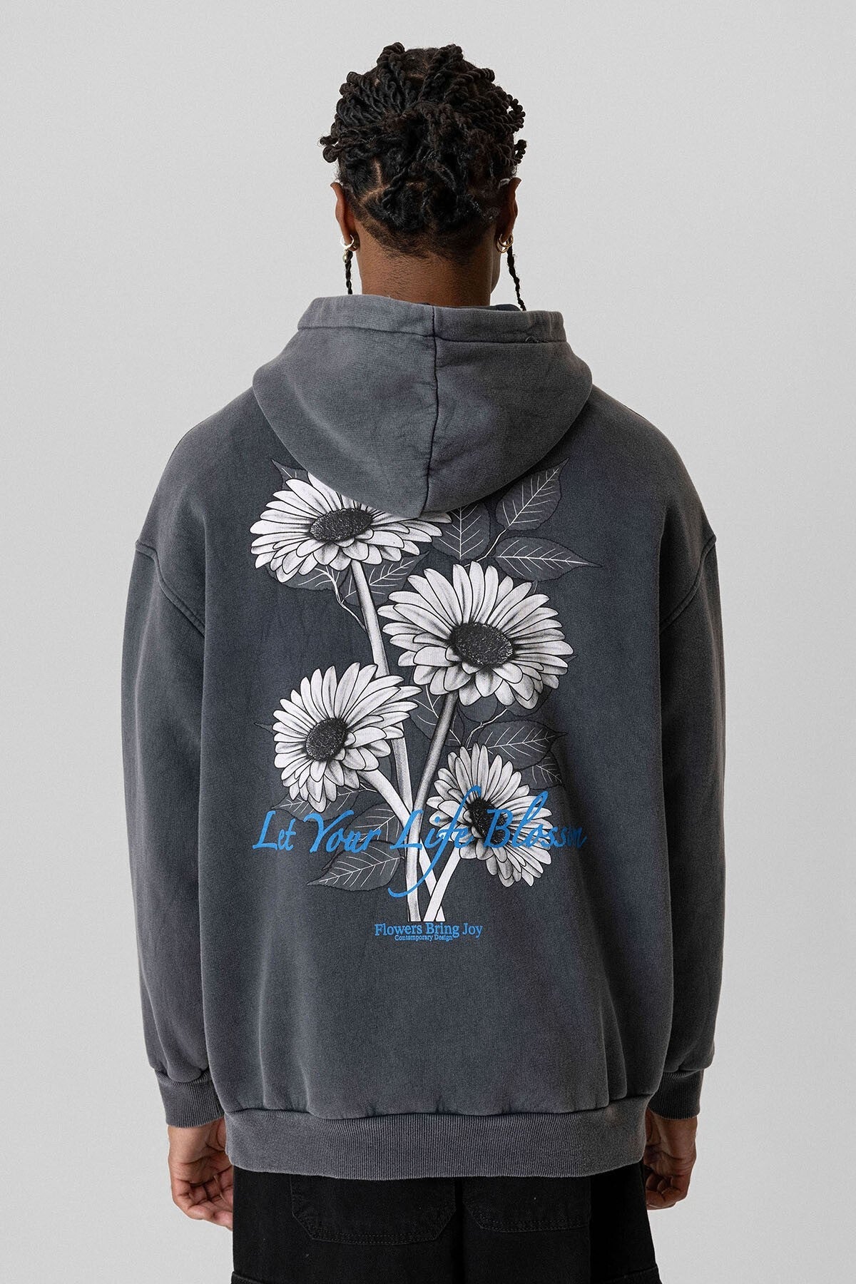 Oversized Sweatshirt with Detailed Print
