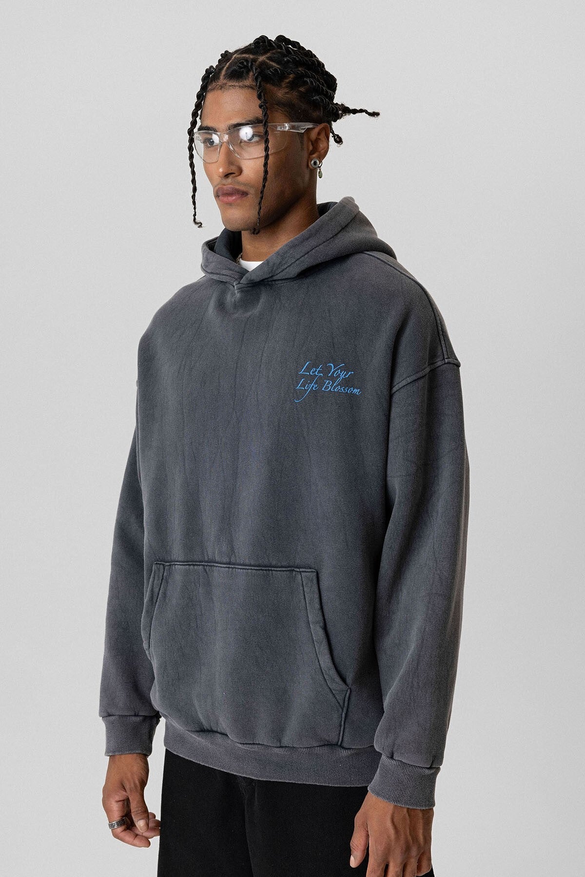 Oversized Sweatshirt with Detailed Print