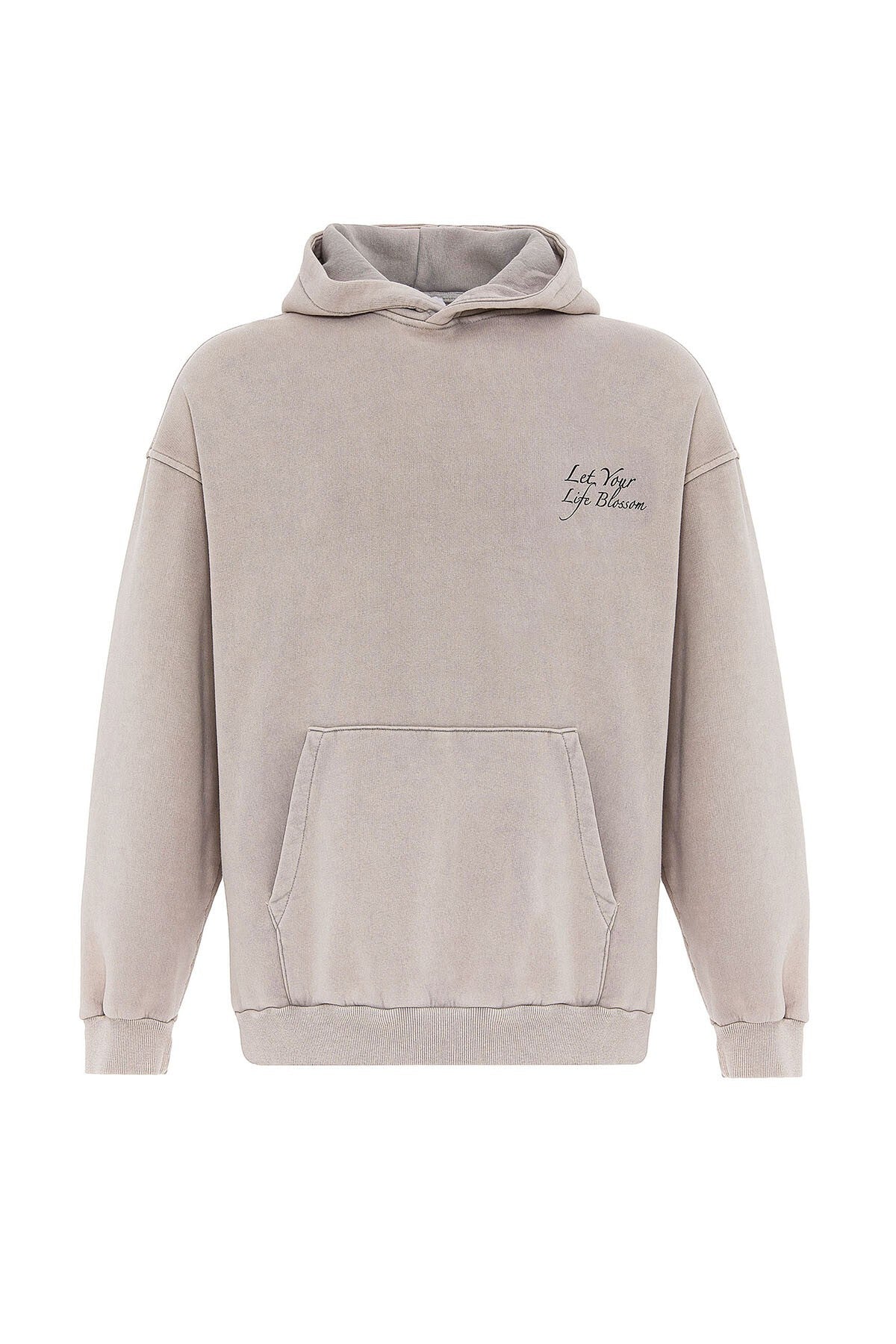 Oversized Sweatshirt with Detailed Print
