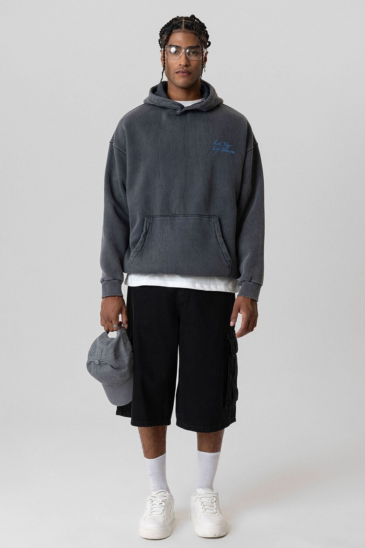 Oversized Sweatshirt with Detailed Print