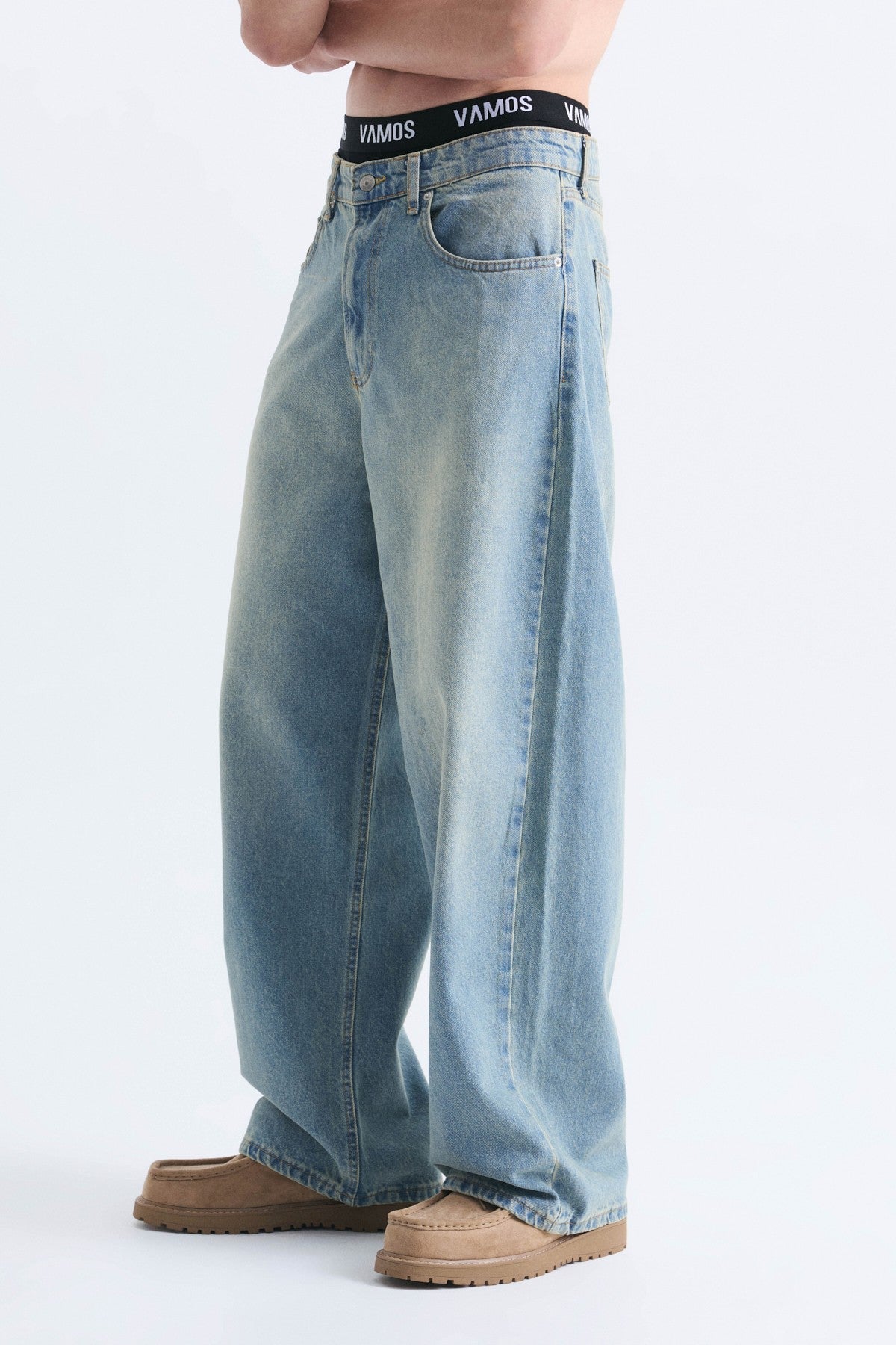 New Baggy Washed Jeans