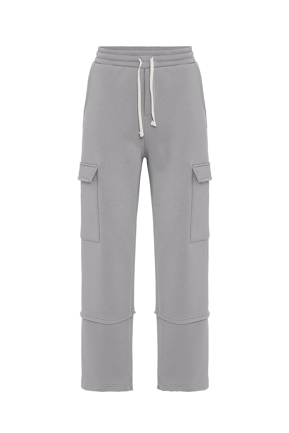 Basic Baggy Sweatpants with Cargo Pockets