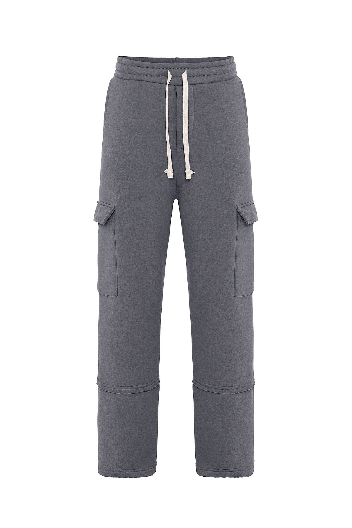 Basic Baggy Sweatpants with Cargo Pockets