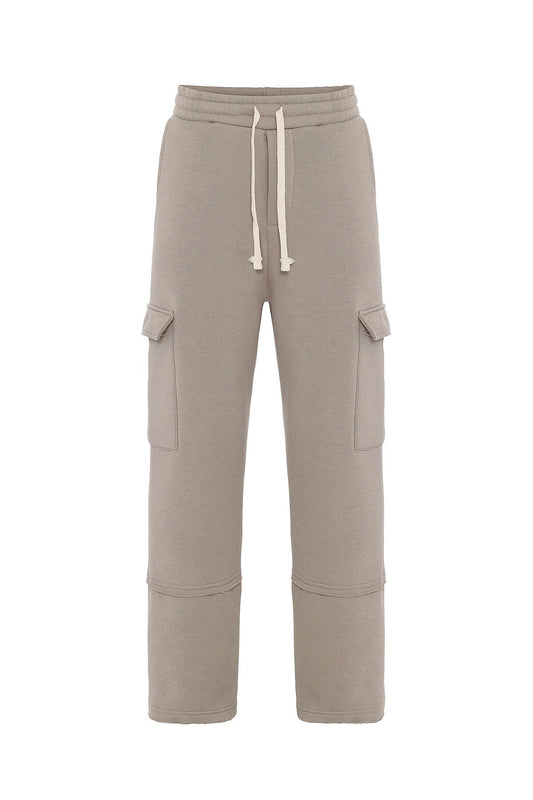 Basic Baggy Sweatpants with Cargo Pockets