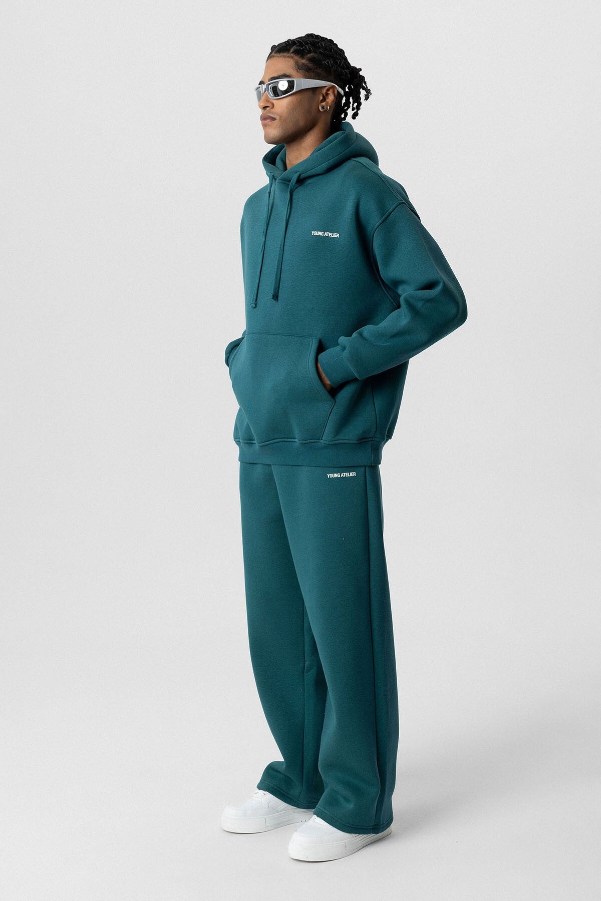 Young Atelier Printed Oversized Sweatsuit Set