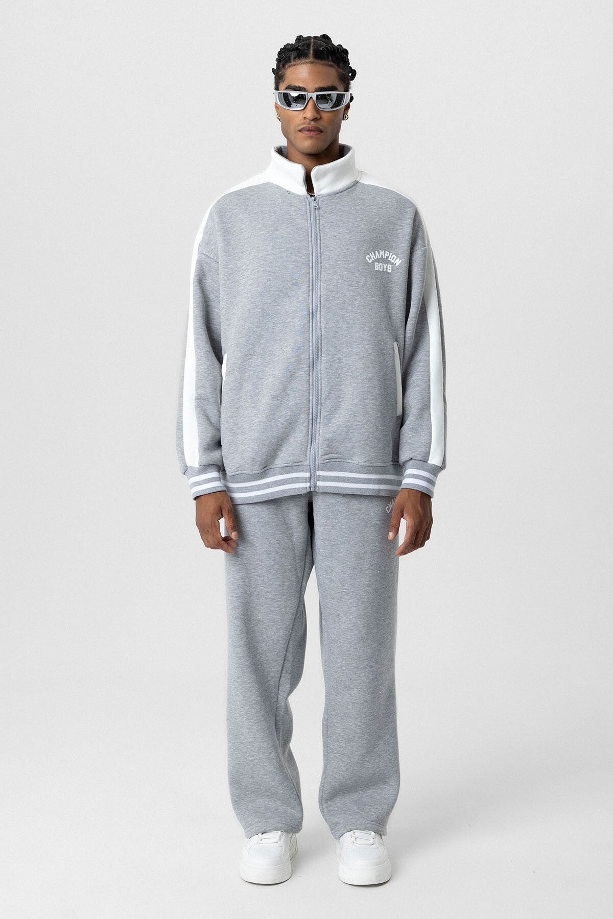 Printed Oversized Sweatsuit Set