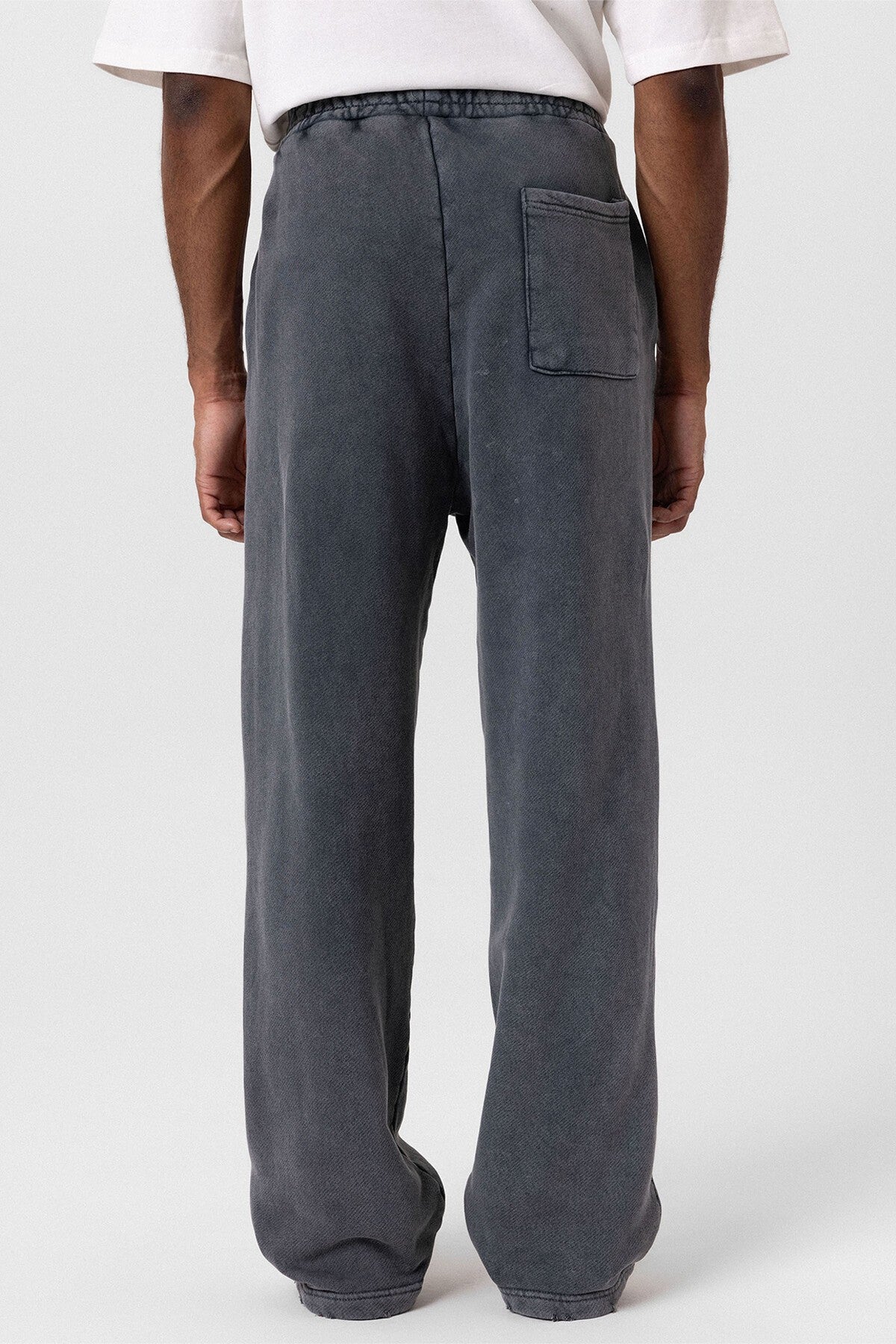 Premium Washed Oversized Sweatsuit Set with Ripped Details