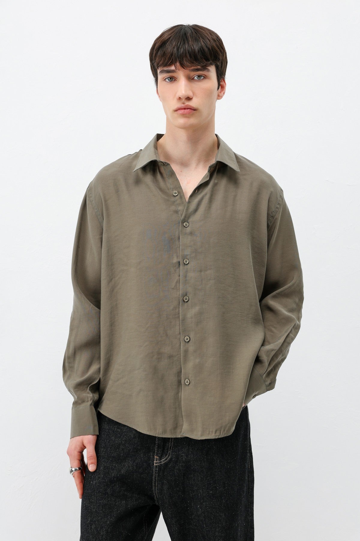 Oversized Modal Shirt