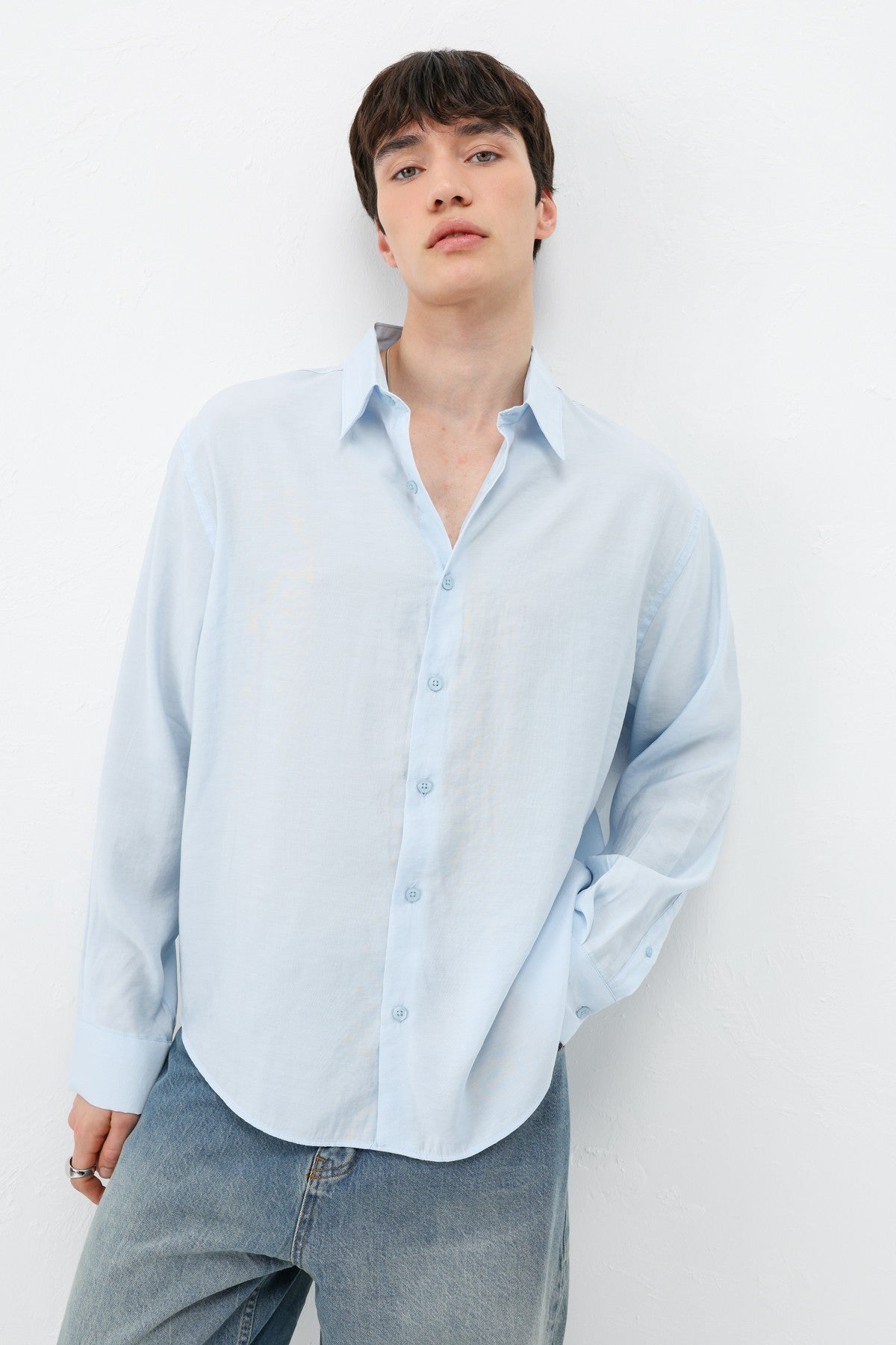 Oversized Modal Shirt