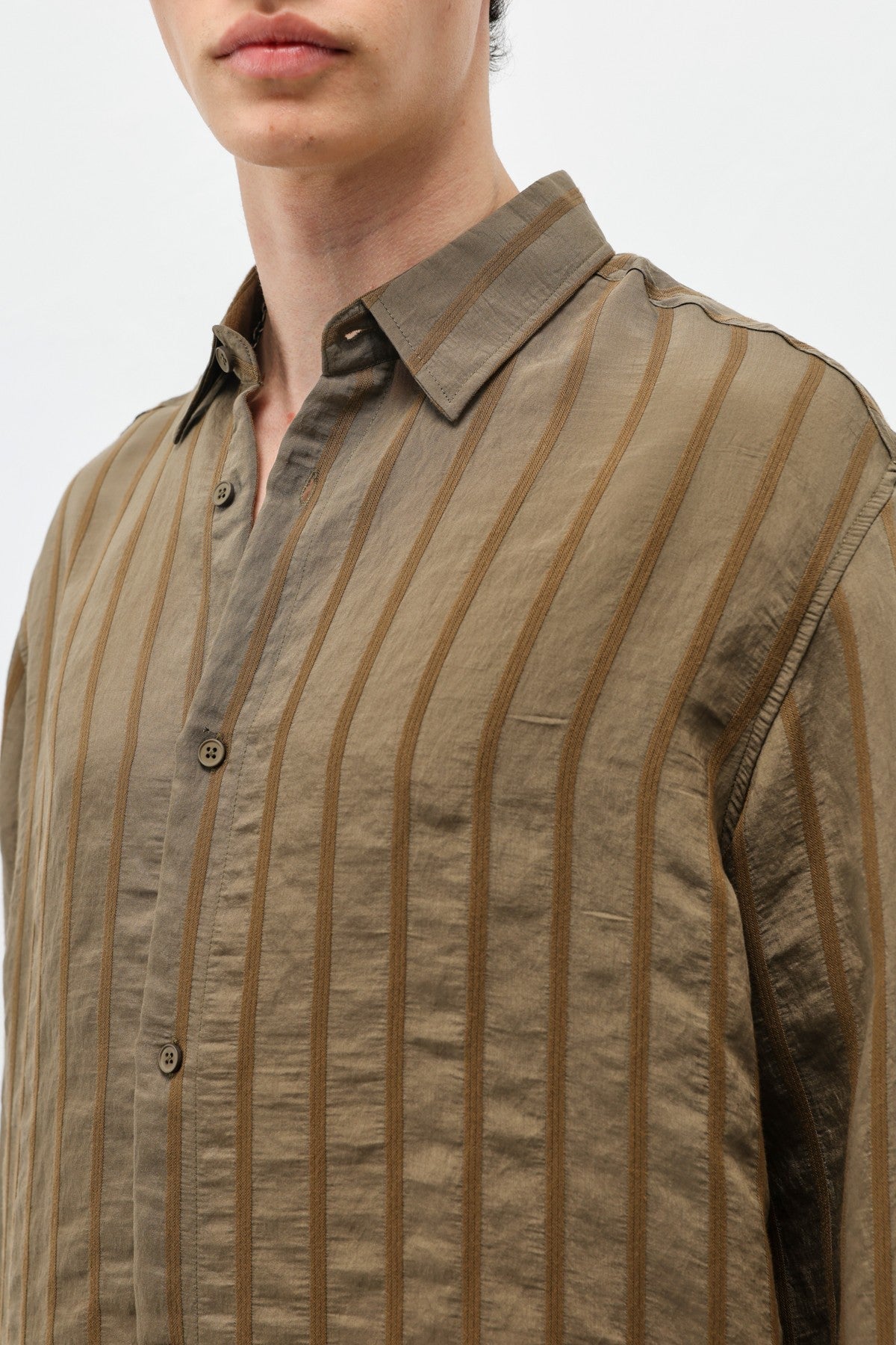 Oversized Striped Shirt