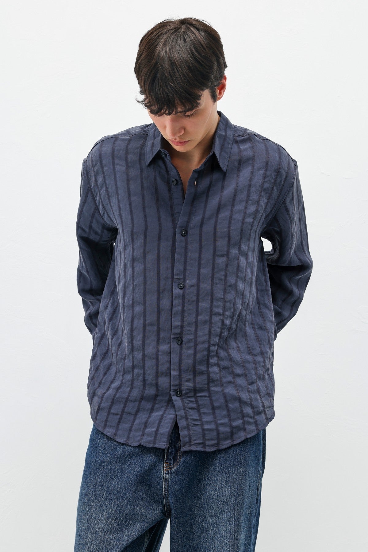 Oversized Striped Shirt