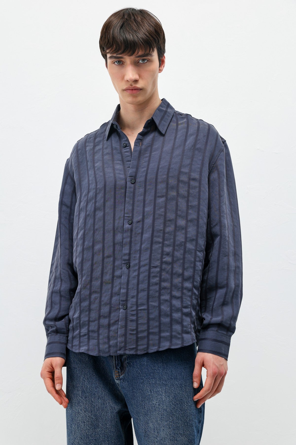 Oversized Striped Shirt