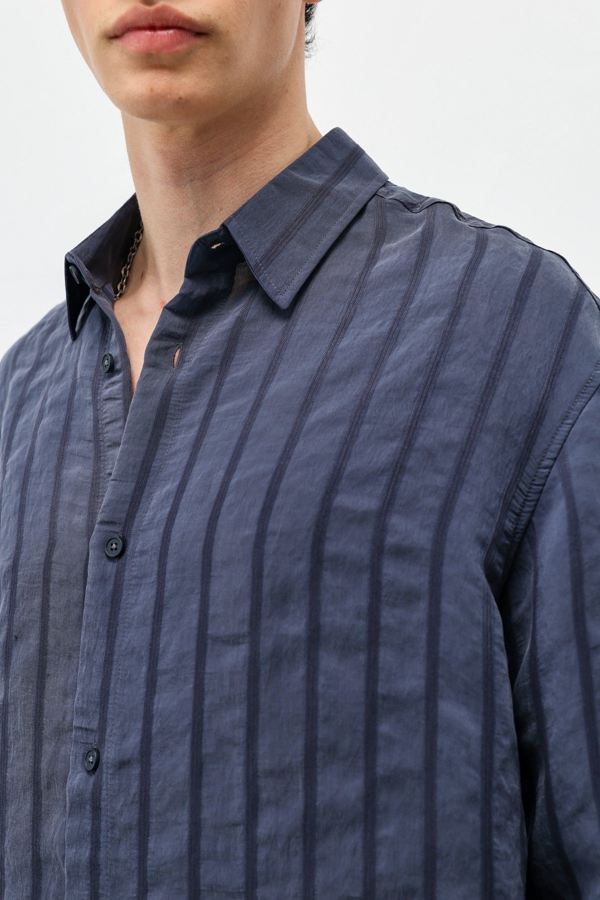 Oversized Striped Shirt