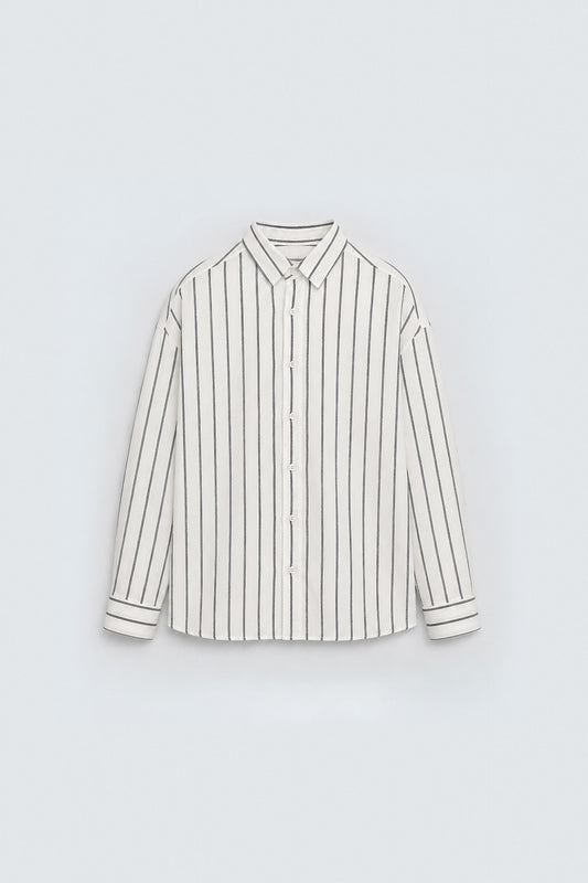 Oversized Striped Shirt