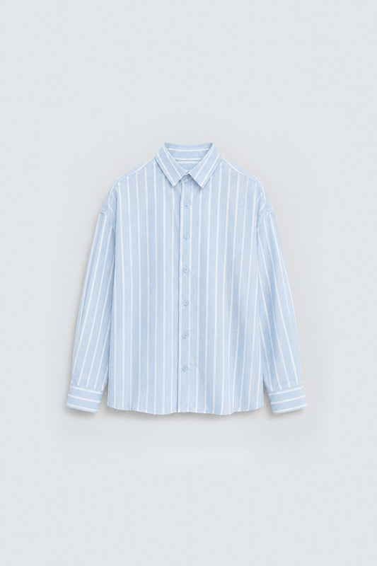 Oversized Striped Shirt