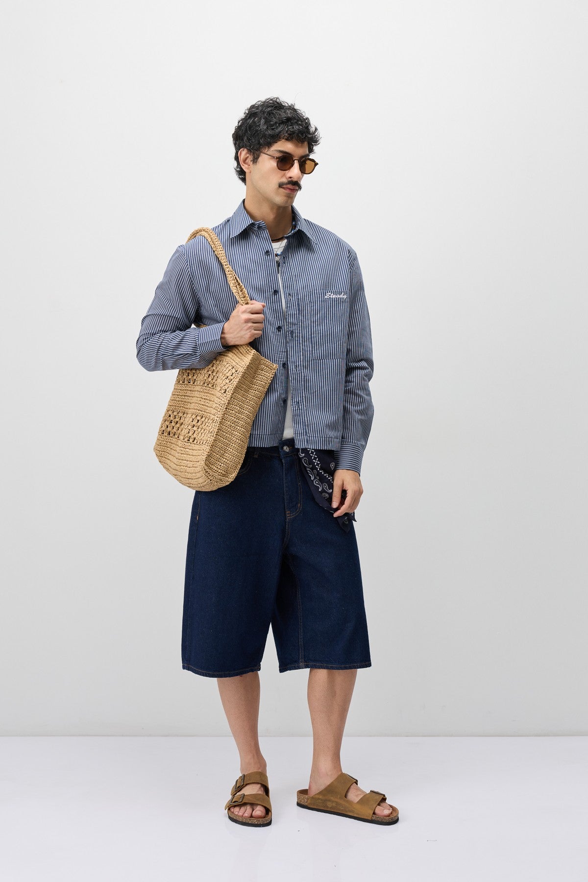 Long-Sleeved Boxyfit Shirt with Pockets