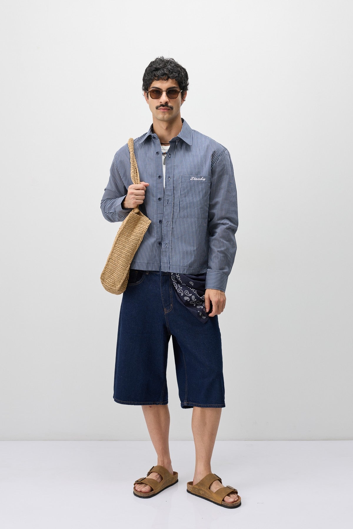 Long-Sleeved Boxyfit Shirt with Pockets