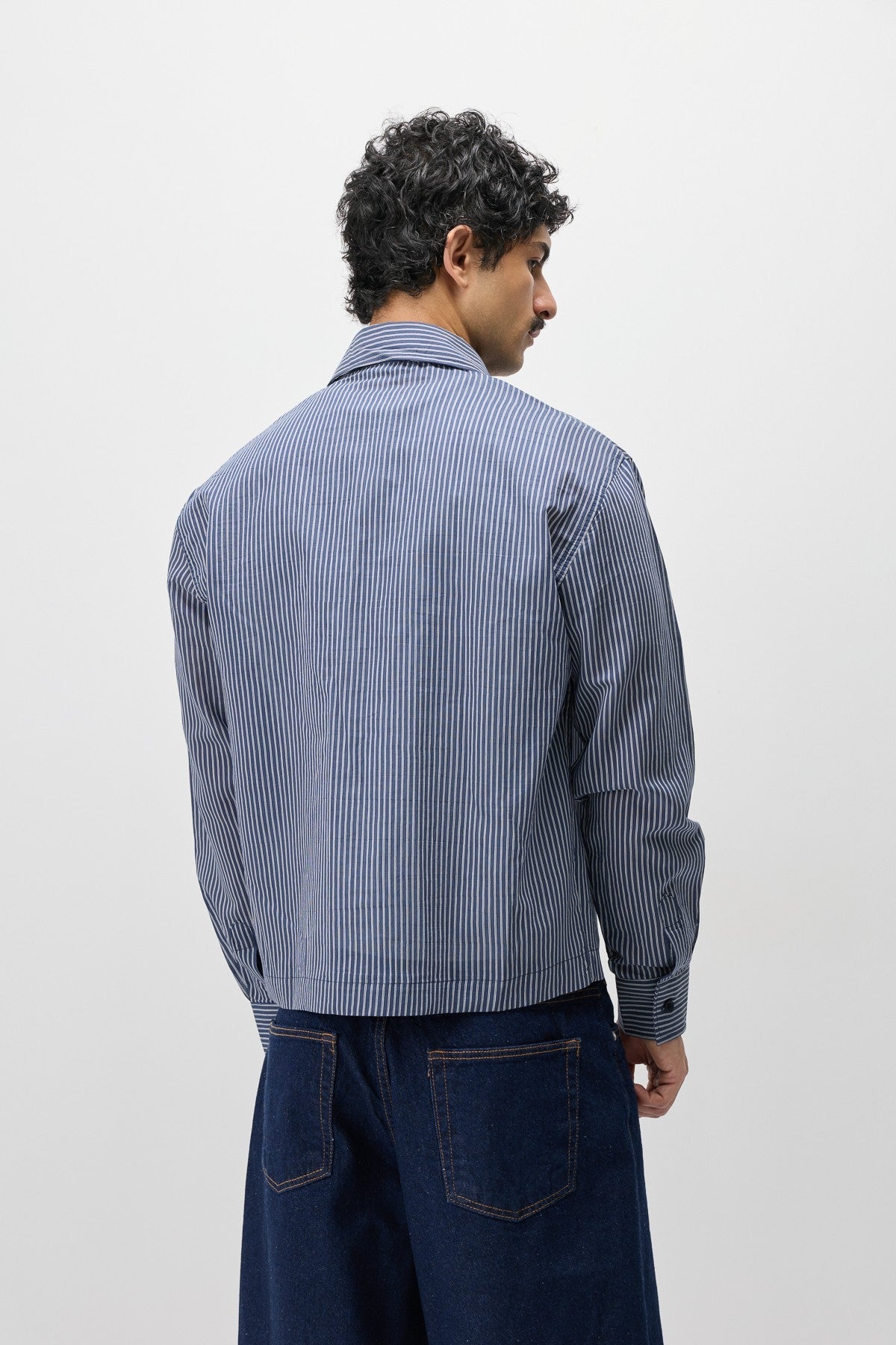 Long-Sleeved Boxyfit Shirt with Pockets