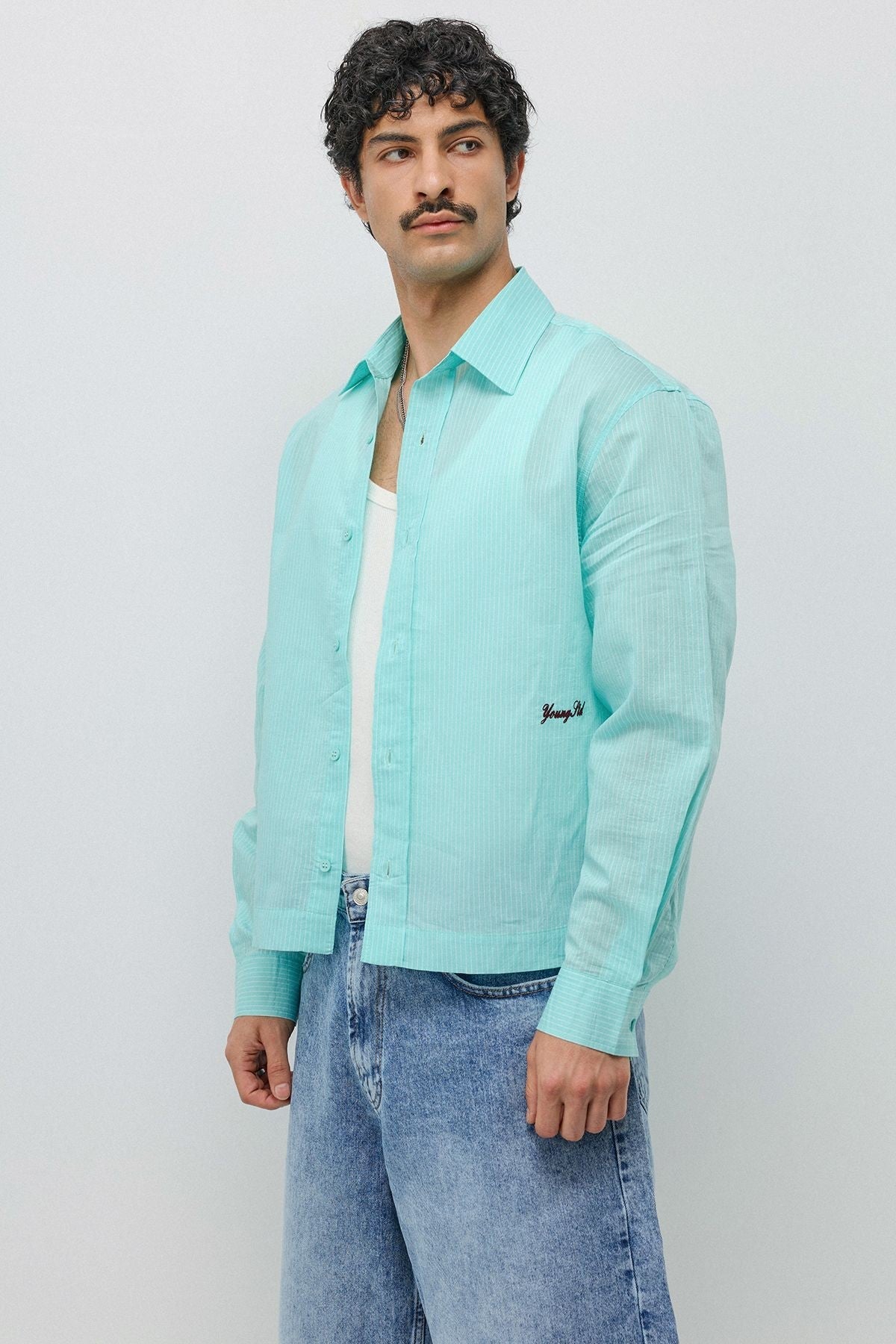 Boxy Fit Shirt with Detailed Design
