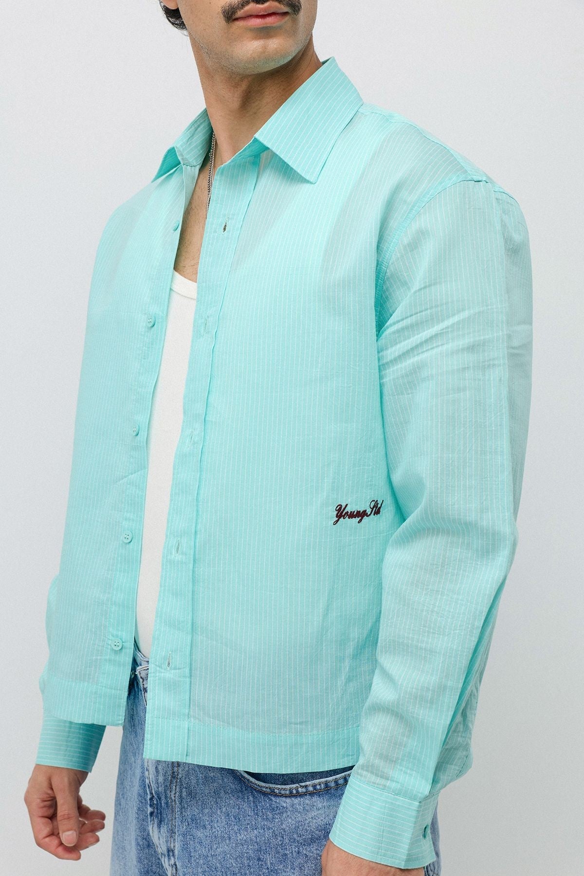 Boxy Fit Shirt with Detailed Design