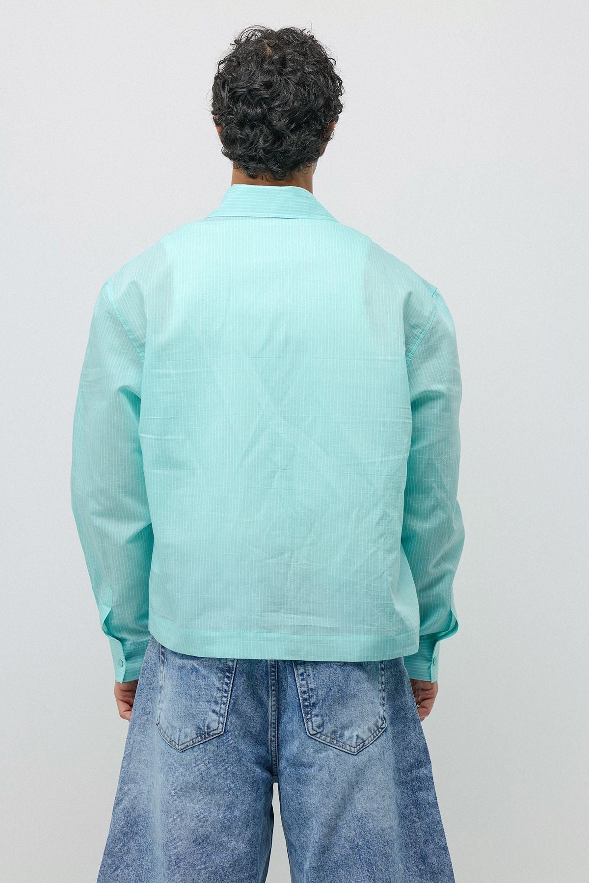 Boxy Fit Shirt with Detailed Design