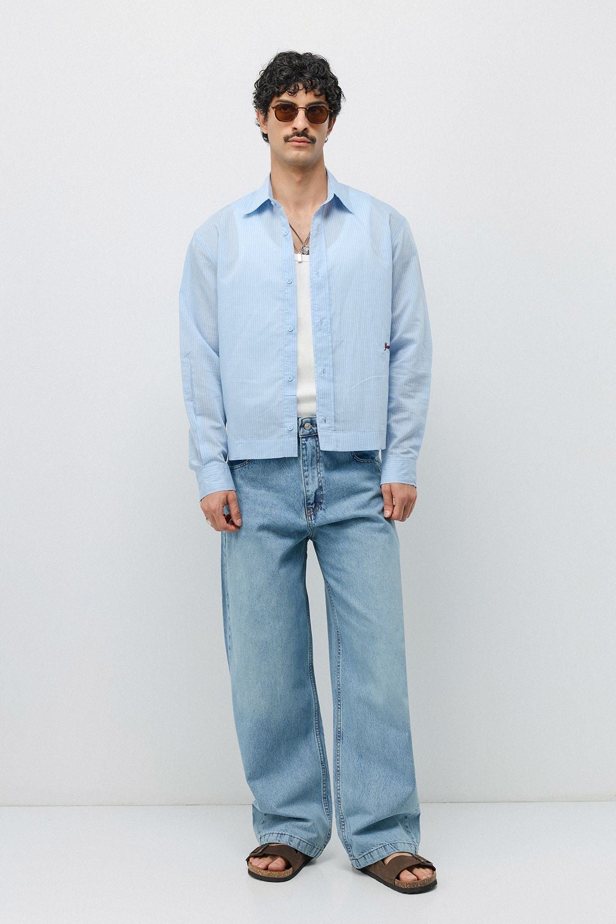 Boxy Fit Shirt with Detailed Design