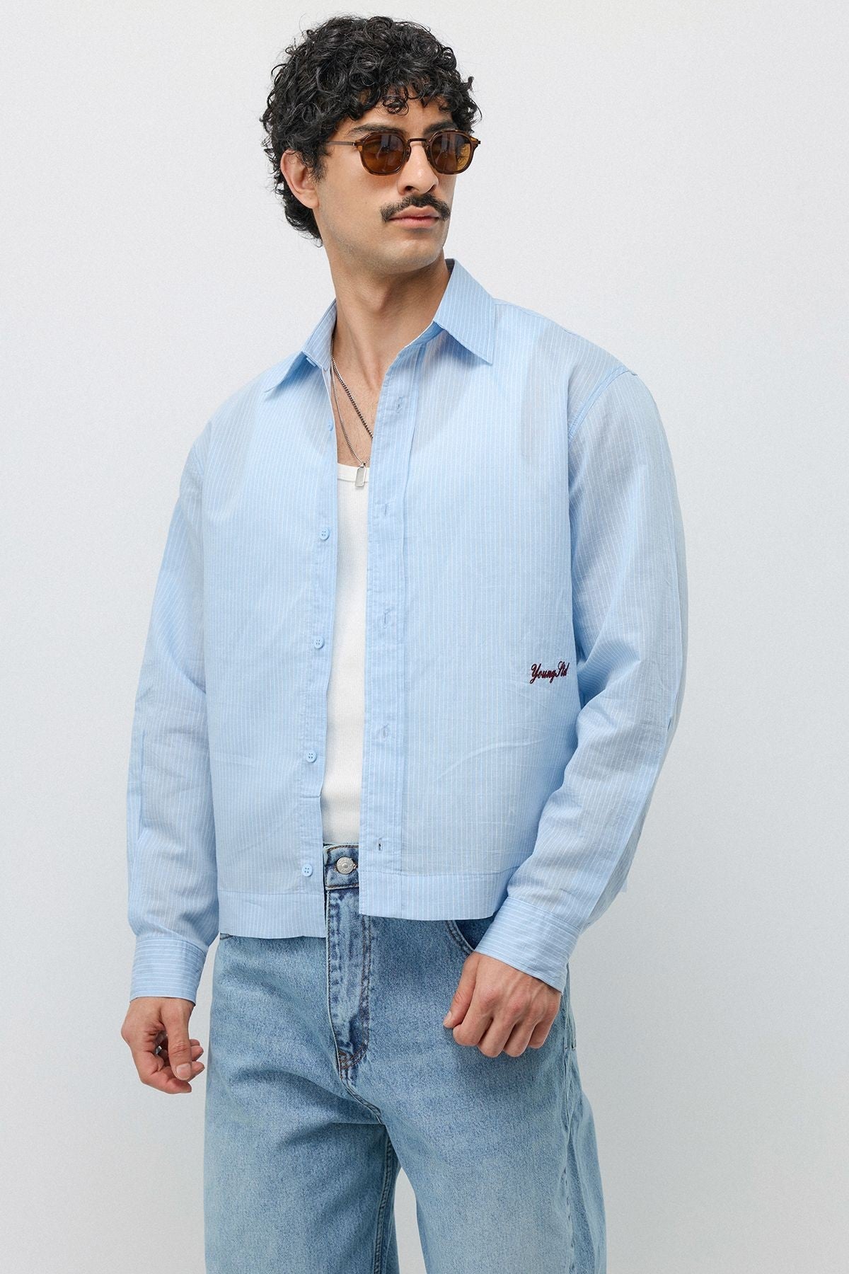 Boxy Fit Shirt with Detailed Design