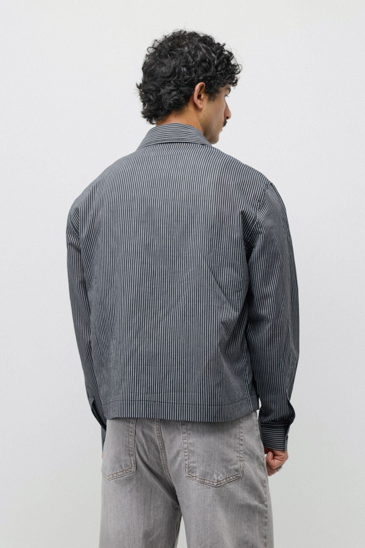 Boxy Fit Shirt with Detailed Design