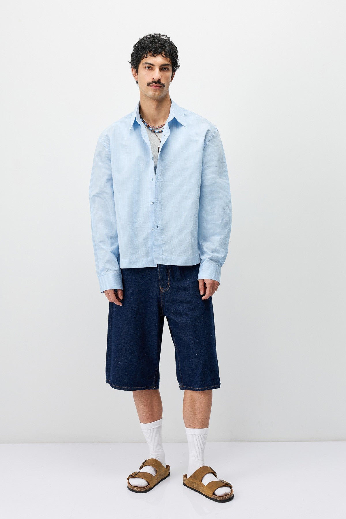 Boxy Fit Shirt with Detailed Design