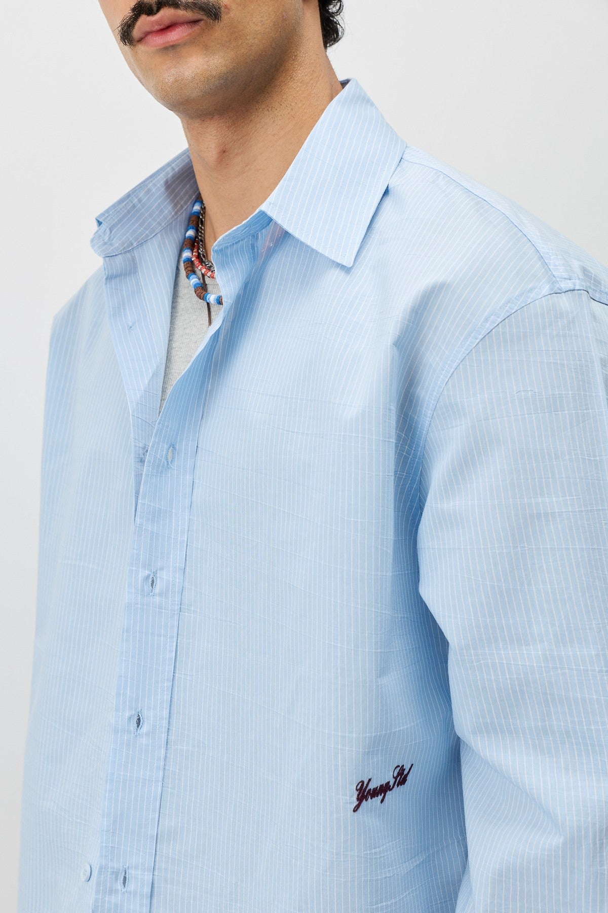 Boxy Fit Shirt with Detailed Design