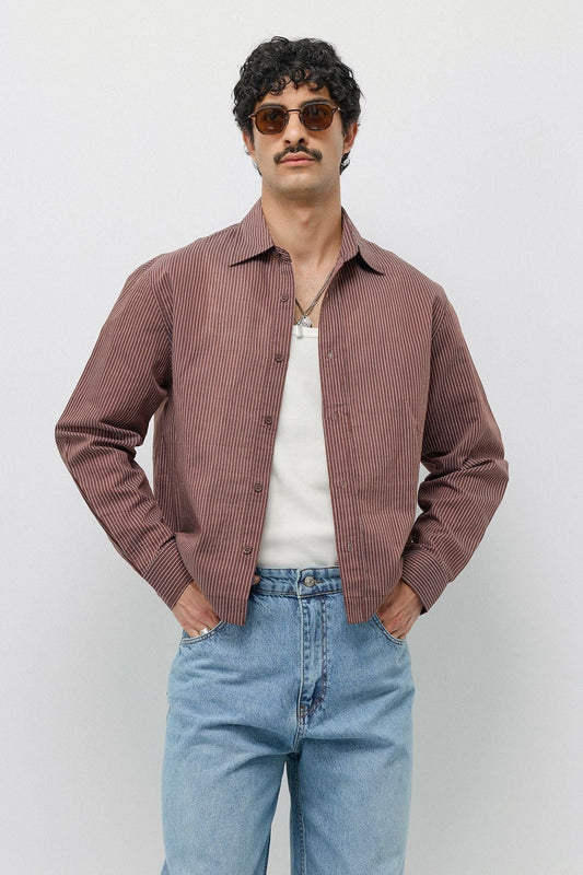 Boxy Fit Shirt with Detailed Design