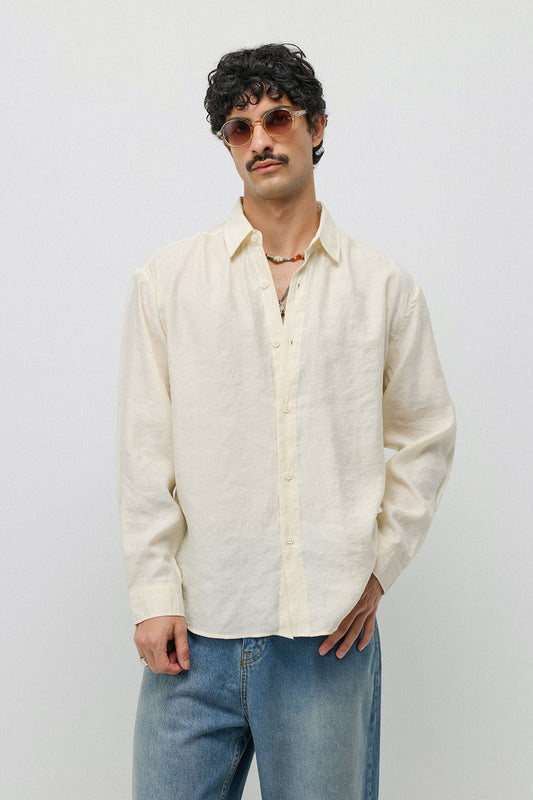 Flowy, Oversized Modal-Blend Shirt
