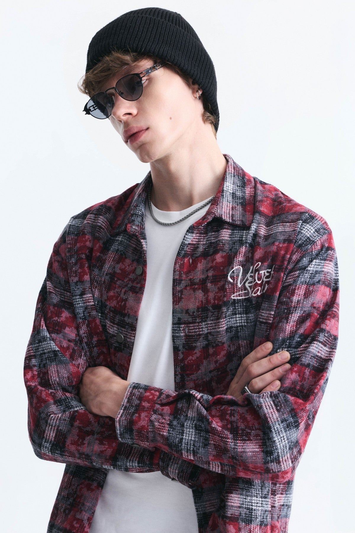 Oversized Checkered Shirt