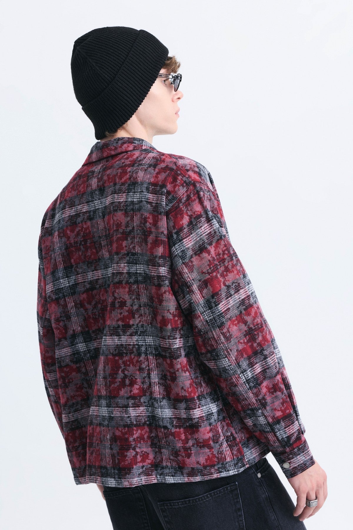 Oversized Checkered Shirt