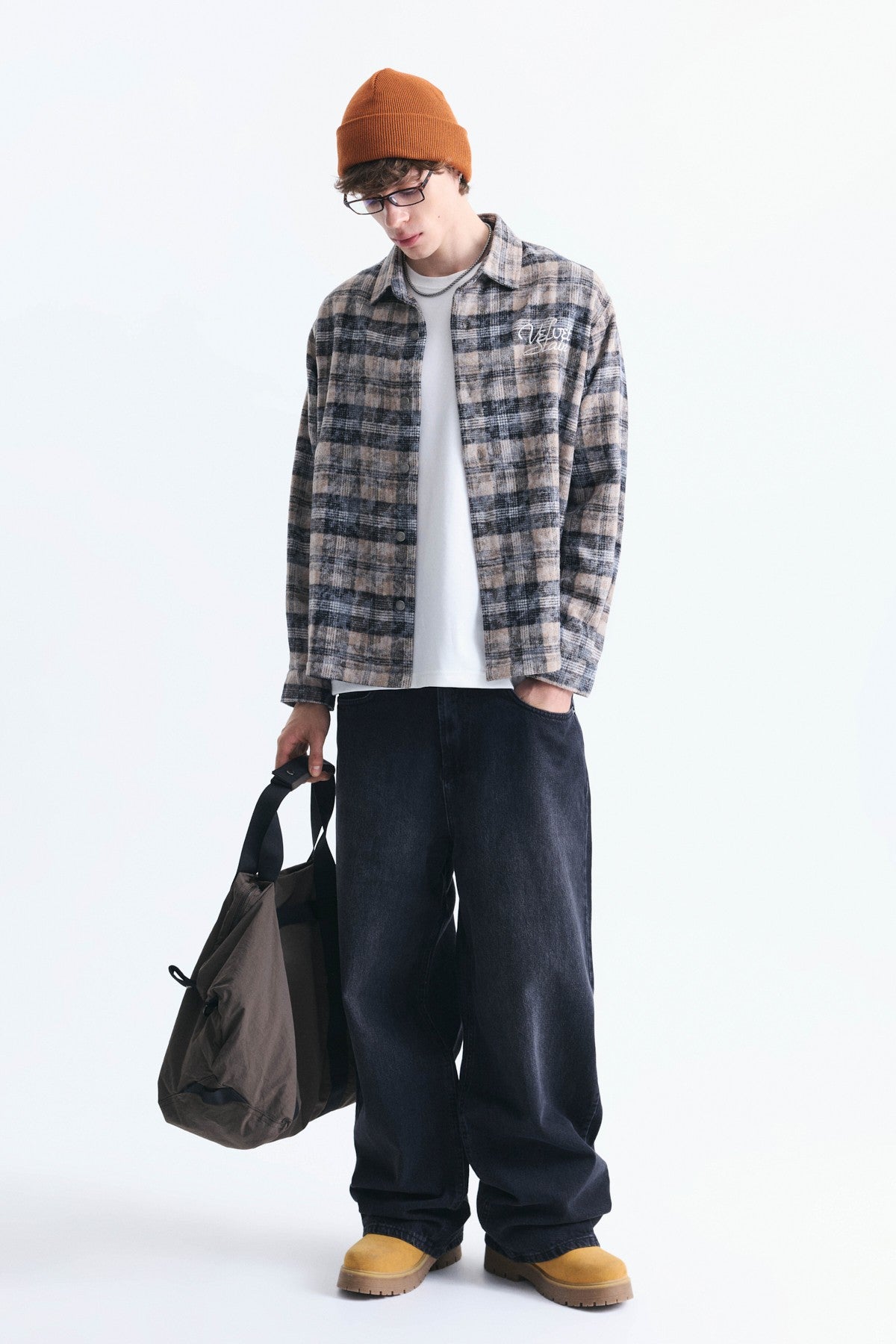 Oversized Checkered Shirt