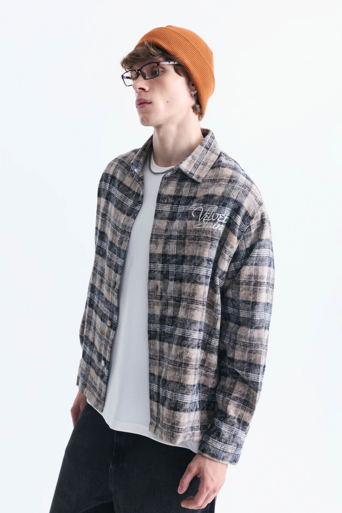 Oversized Checkered Shirt
