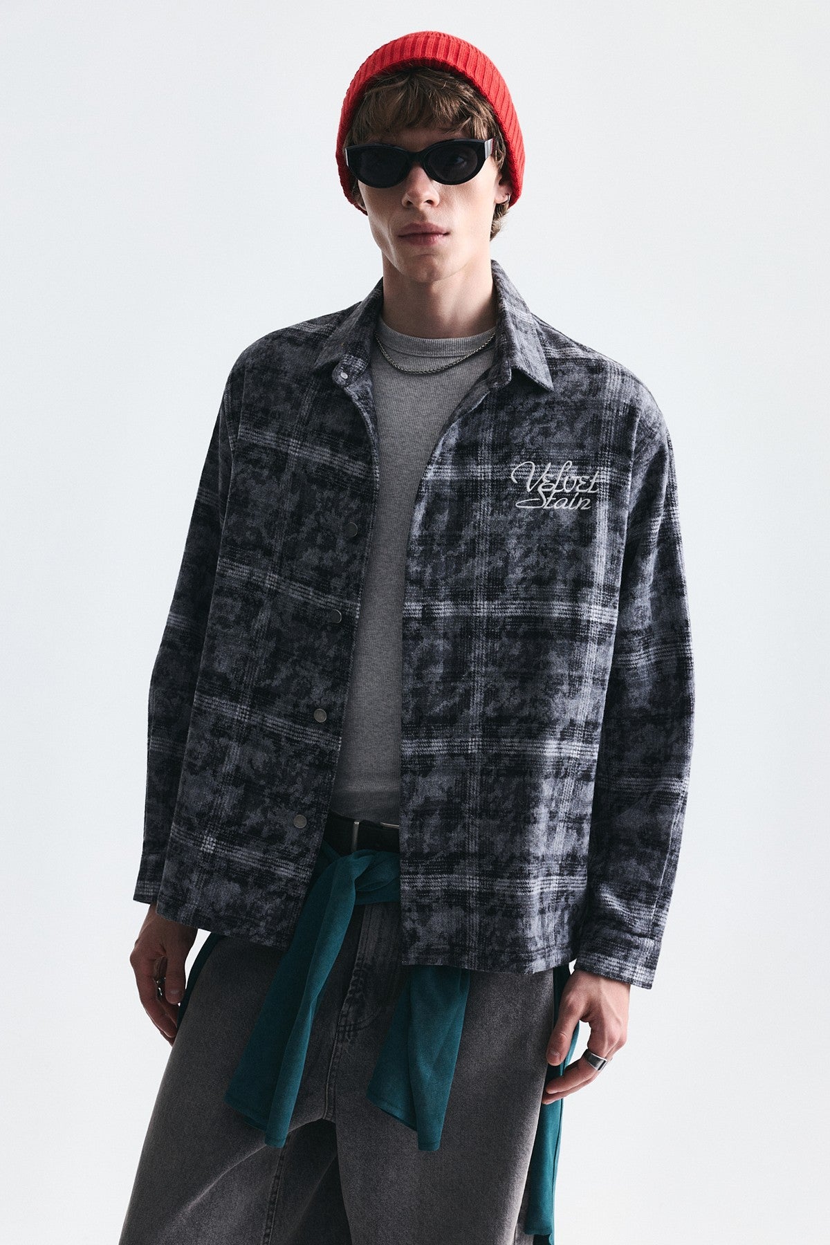 Oversized Checkered Shirt