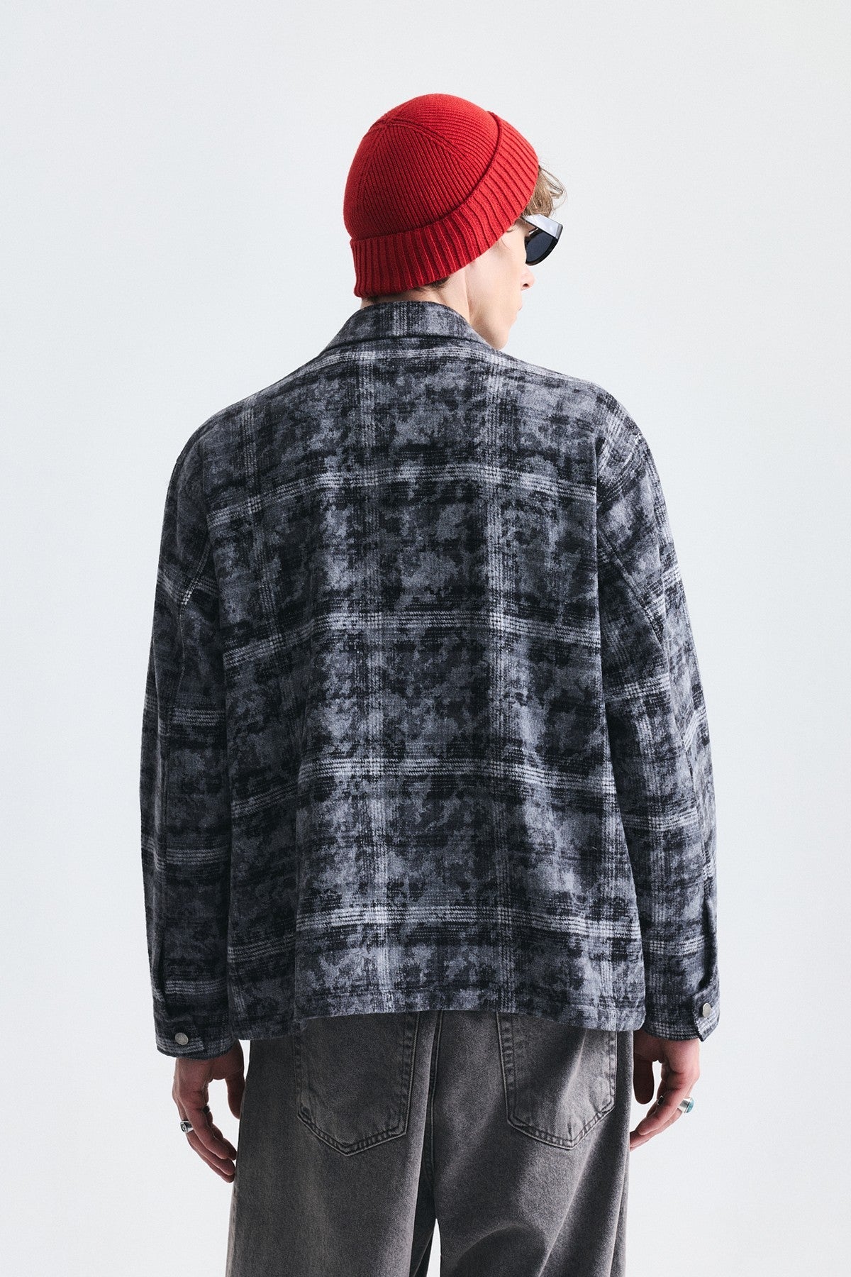 Oversized Checkered Shirt