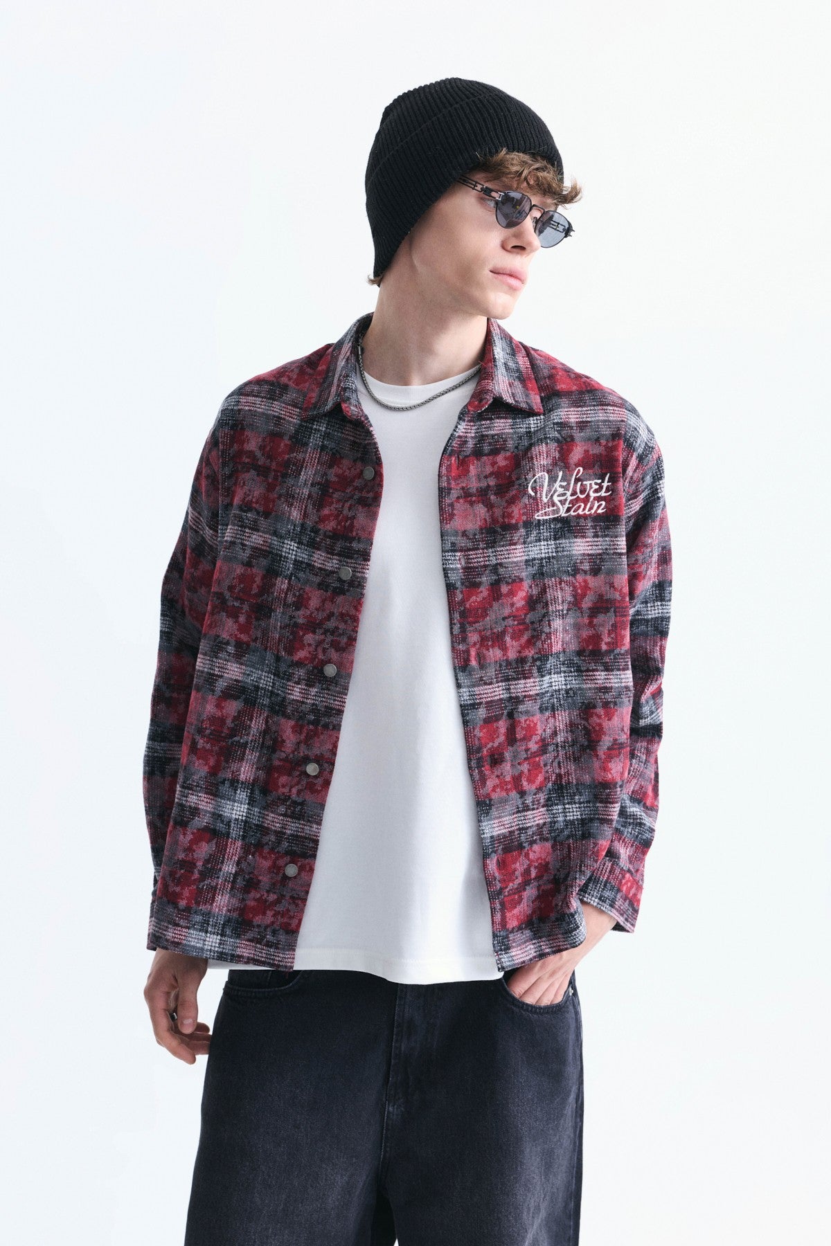 Oversized Checkered Shirt